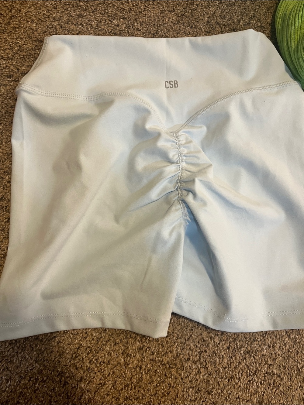 Form Invisible Scrunch Shorts 4" | Powder Blue